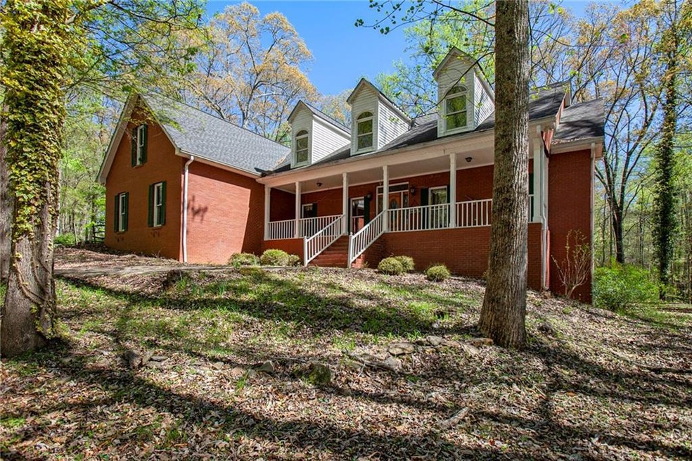 View of front facade featuring a porch