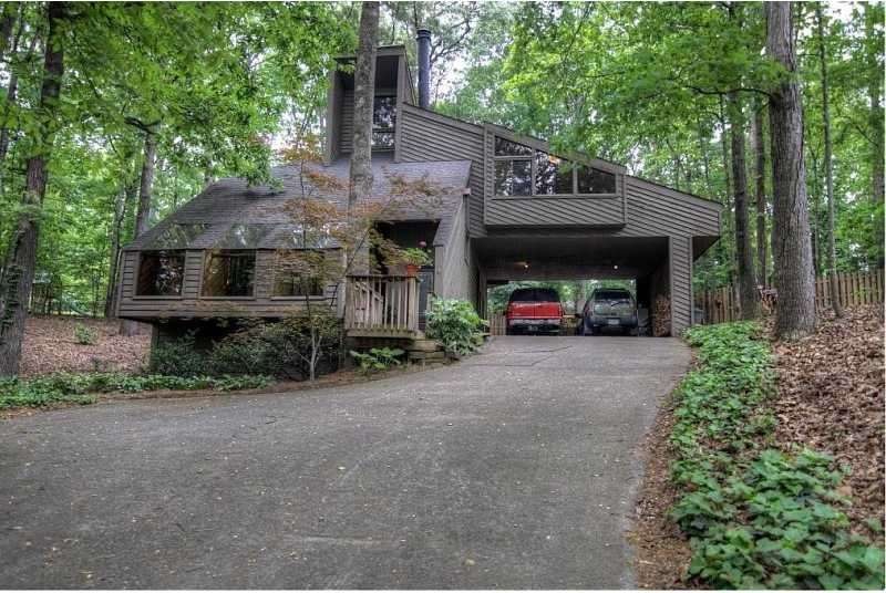 Exterior Front. Beautiful,unique East Cobb contemp