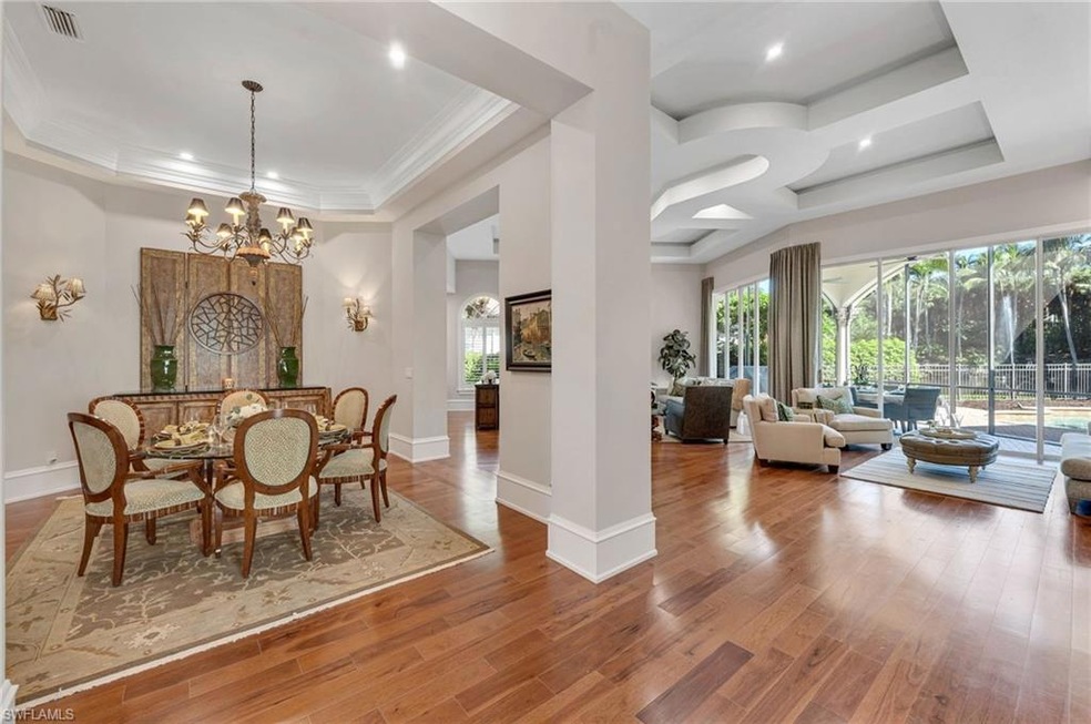 This open space lends itself to entertaining, yet 