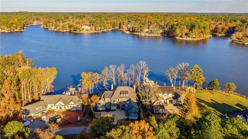 Views of some of the luxury homes already built at