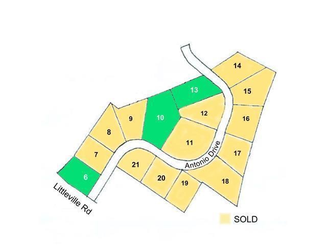 Land Available lots - 6, 10, 13