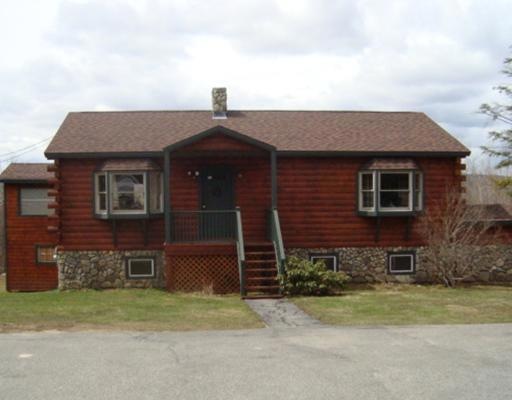Exterior Front. Moose Creek Log Home