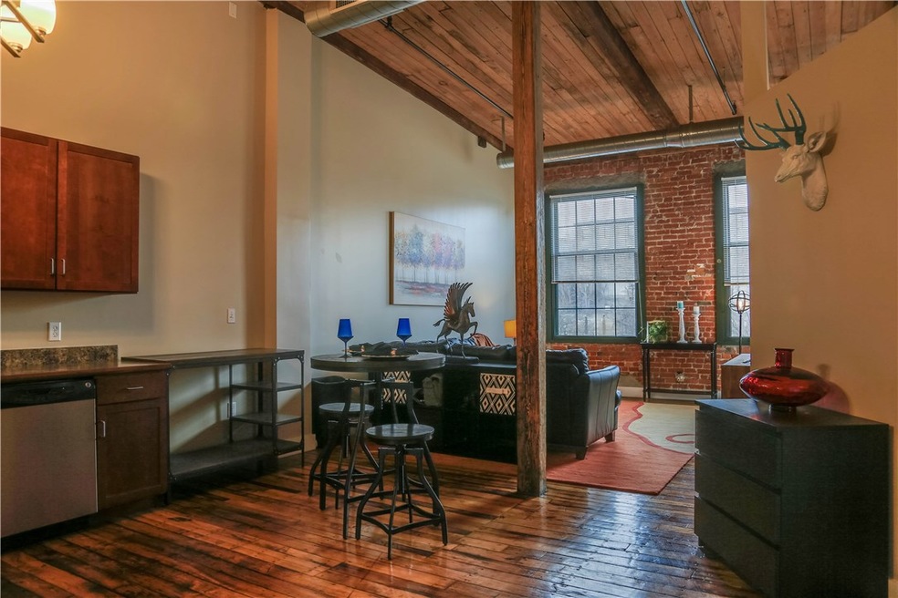 Come home to Unit #212 at the Lofts of Allen Stree