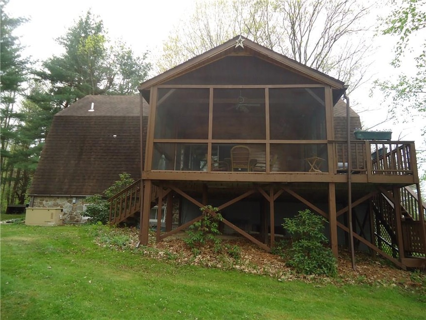 Fully screened porch for entertaining now into Aut