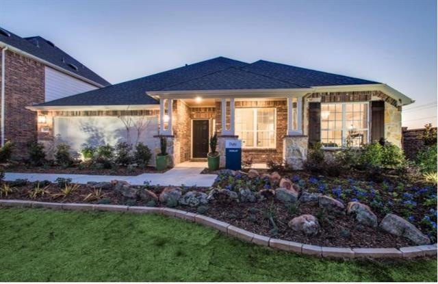 Pulte Homes, Dunlay elevation D, rendering
