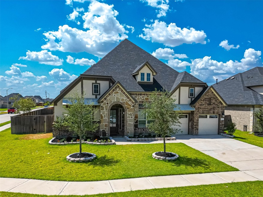 Beautiful elevation and corner lot, in Firethorne, over 8,000 square feet