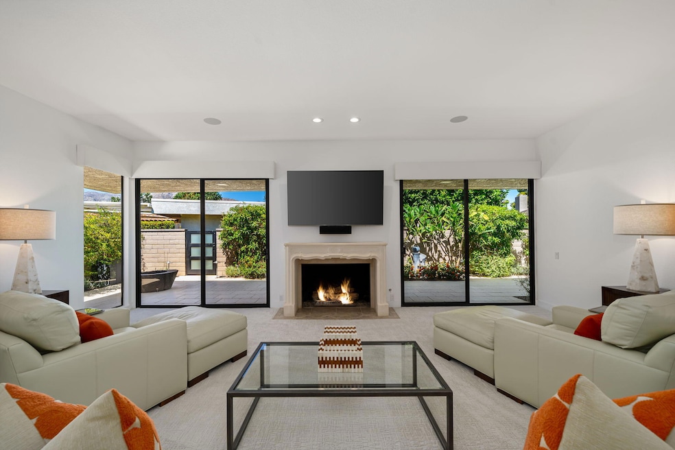 Living Area with Fireplace