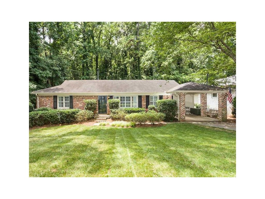 Exterior Front. WELL KEPT 3 SIDED BRICK RANCH HOME