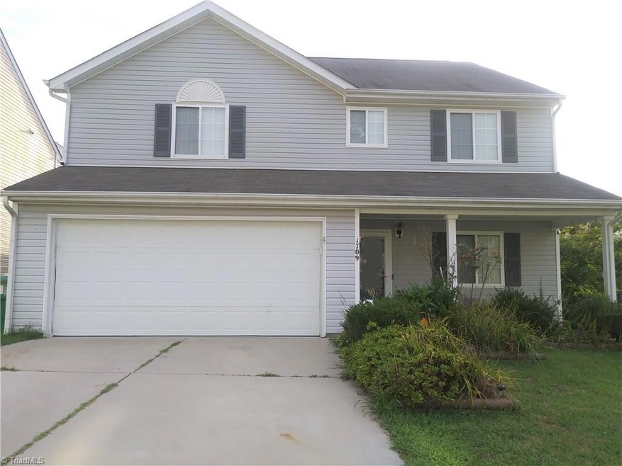 Front of House with Covered Porch