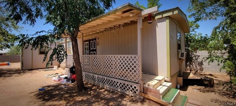 View of the front of the home