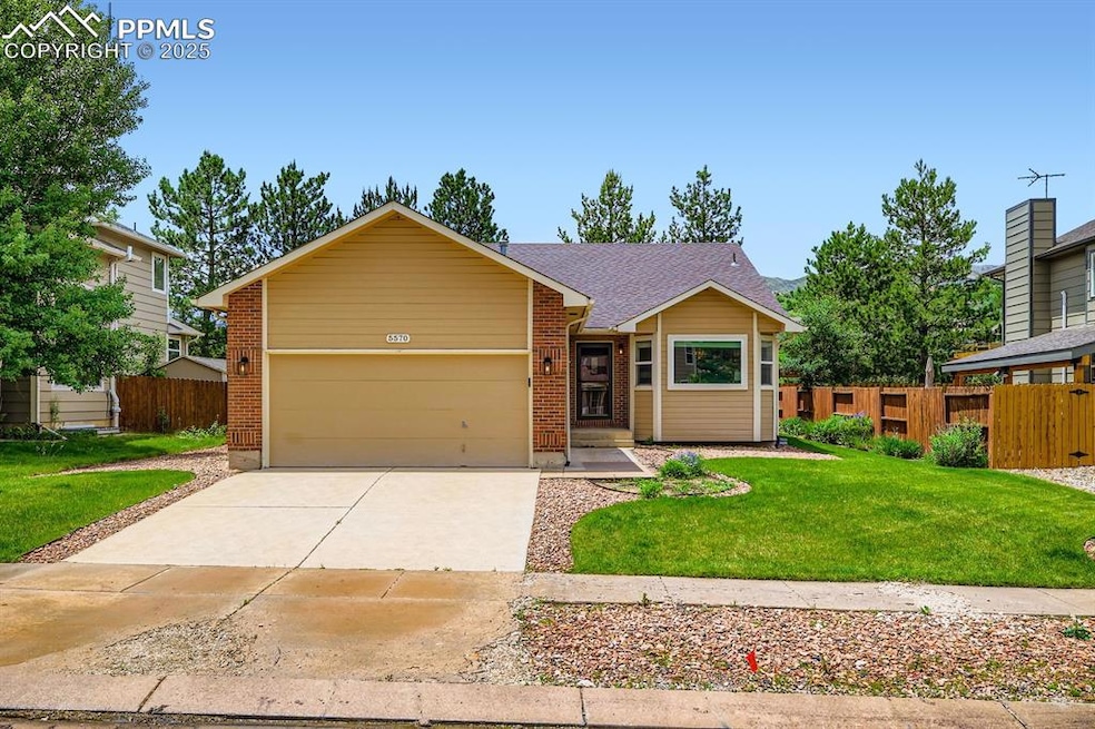 All main level living. Half a block from Pinion Valley Park.