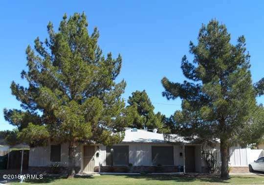 Front view of the duplex