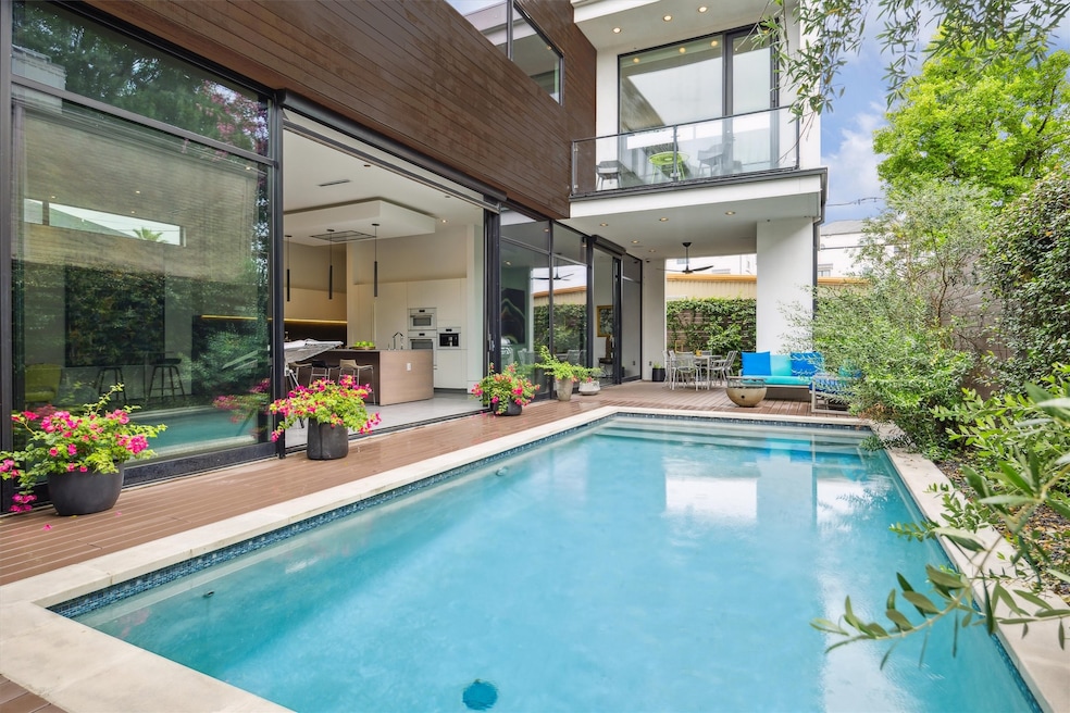 Two balconies, one off the primary bedroom and the