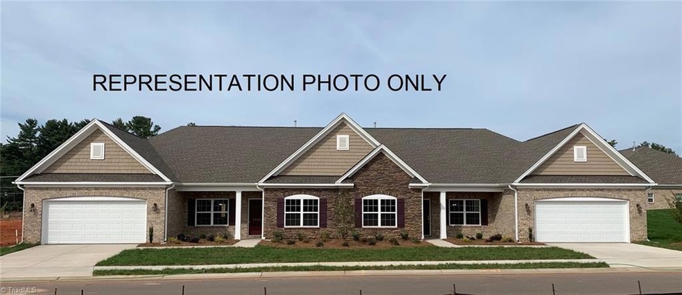 Twin home being built similar to the photo but not exact. Photo use as a representation only.