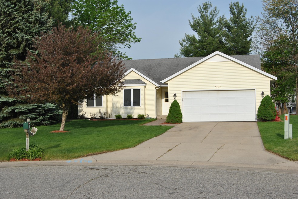 Front view looking east