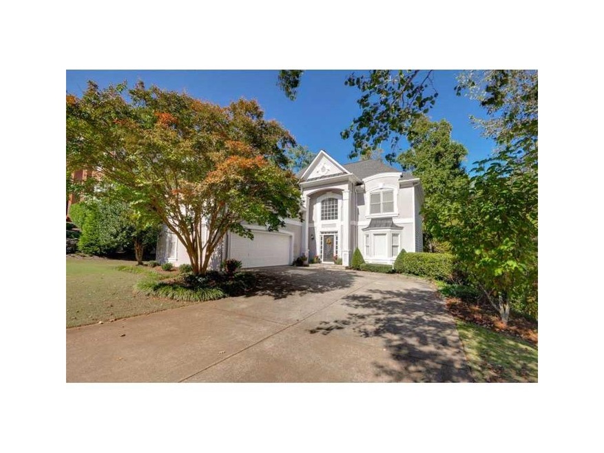 Exterior Front. The home is situated on a level cu