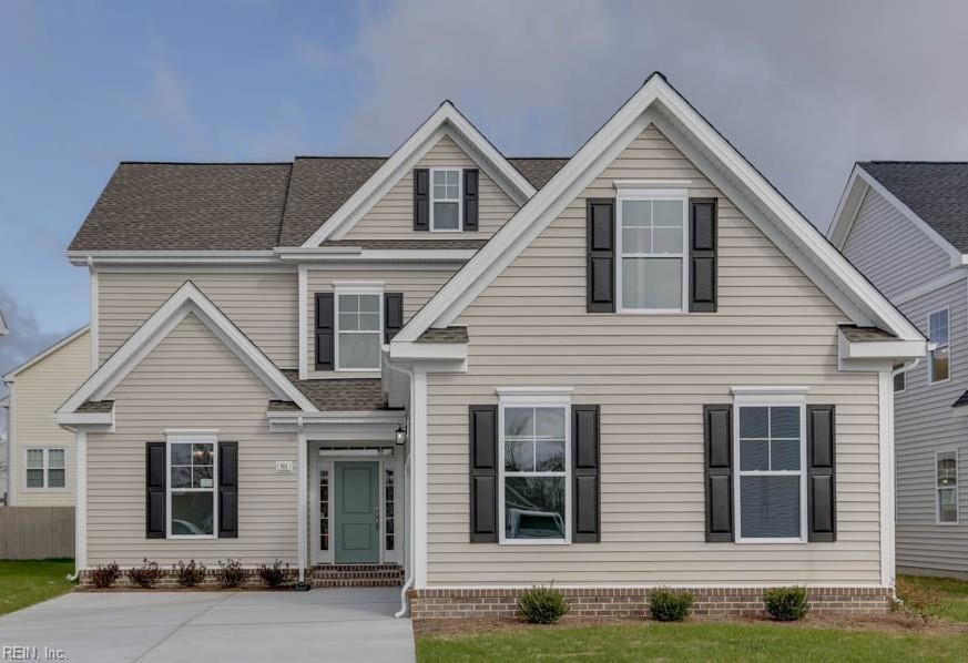 Front exterior of a previously built Archer model,
