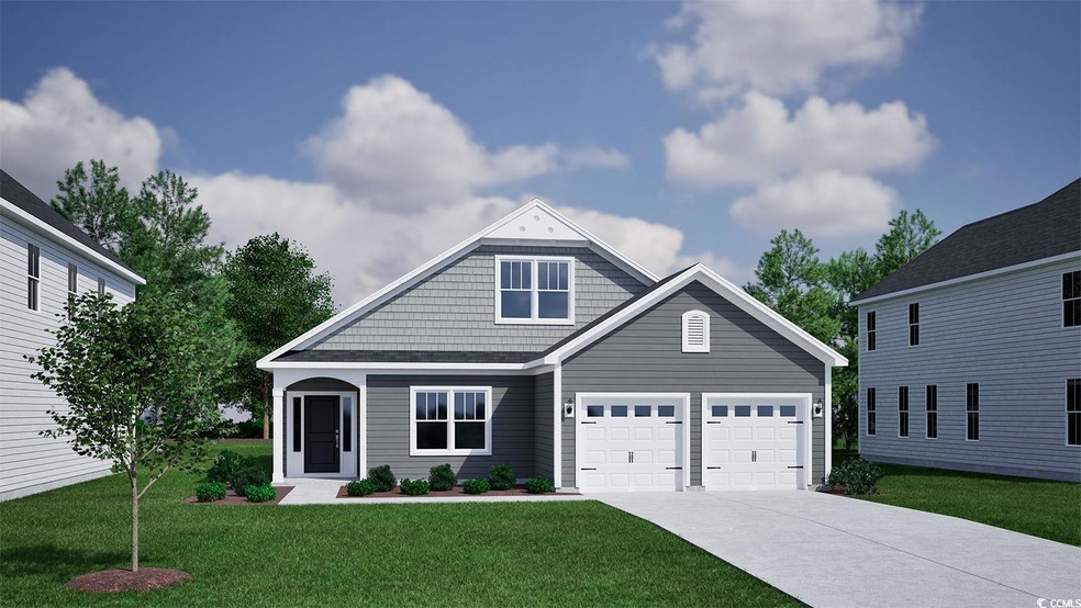 Craftsman inspired home with concrete driveway and
