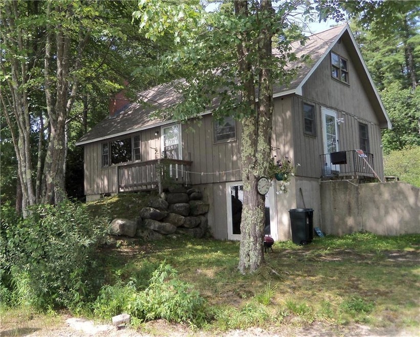 Front of house view from beach