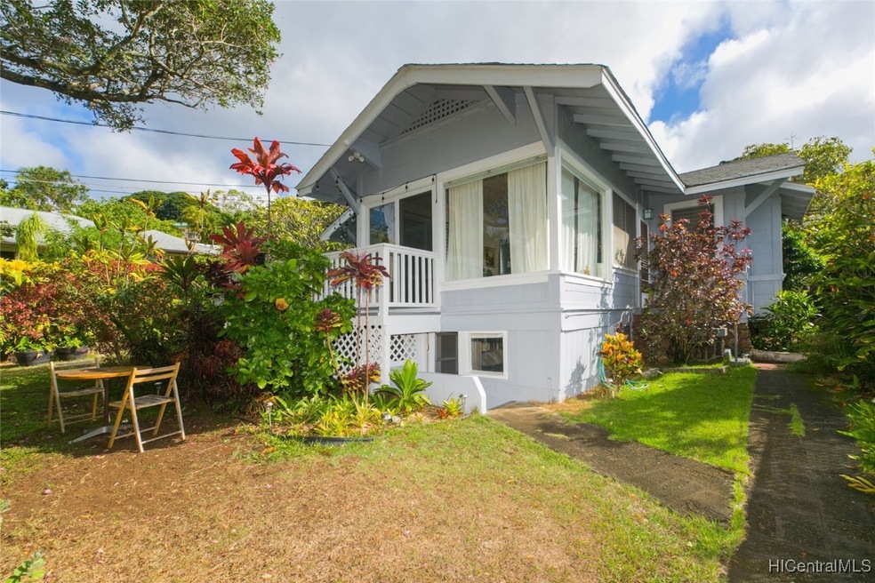Front of the home.  Note the downstairs exterior e