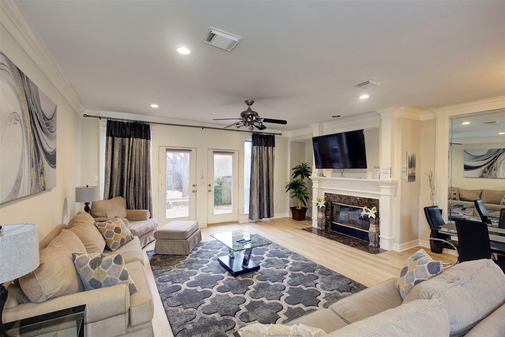 Living room with Smart TV