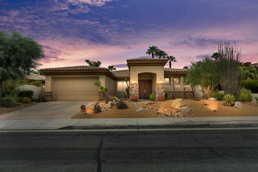 40849 Sandpiper - Front Exterior at Dusk