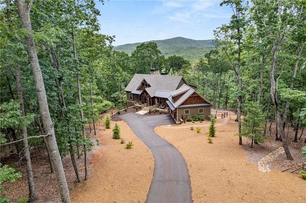 Drone view of home from street/driveway