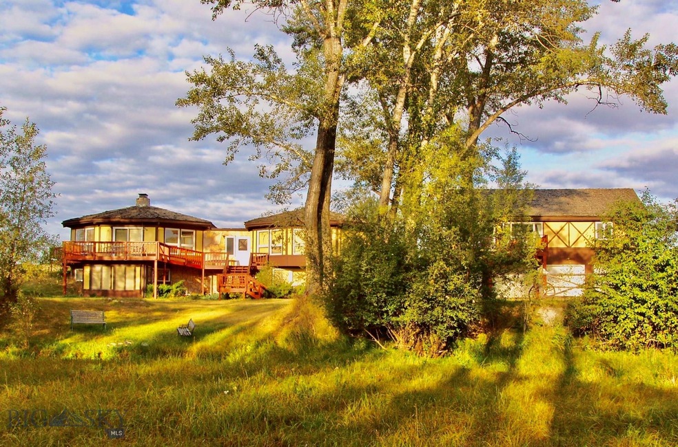 Unqiue creek front setting. Residence originally b