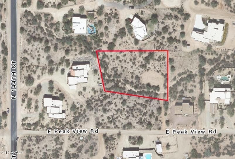 Peak View Lot - Aerial