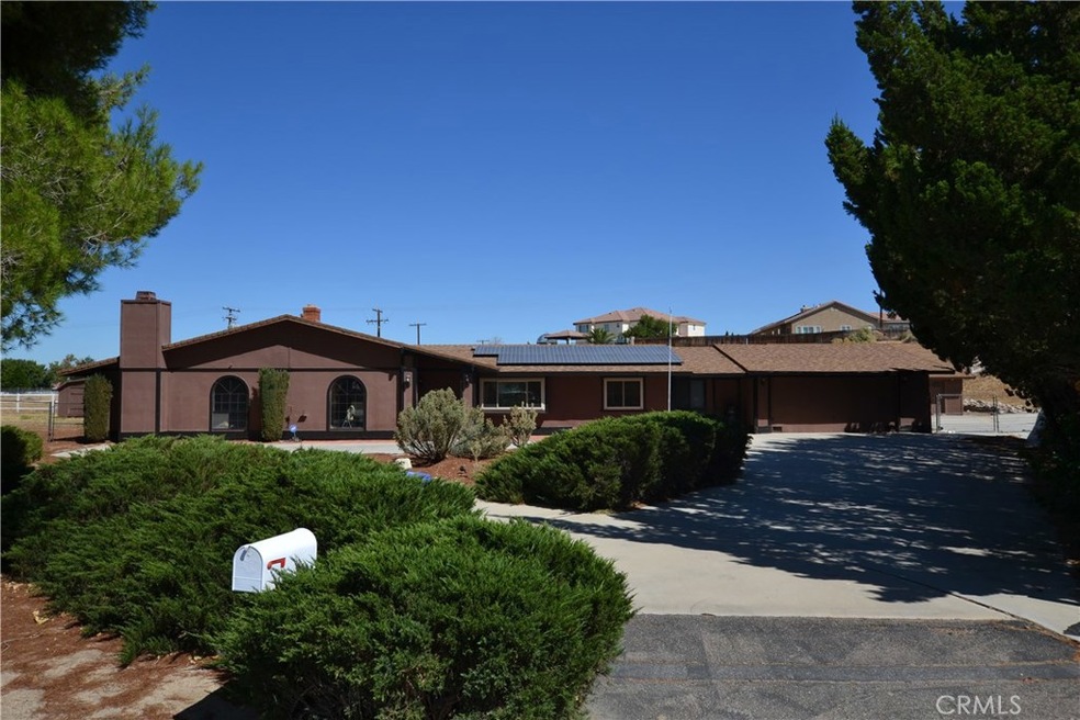 Nice size single story with solar.