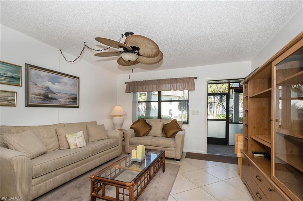 Light and bright living area.  Tile throughout.