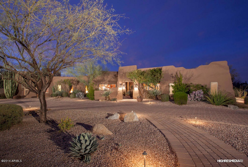 Walkway to house