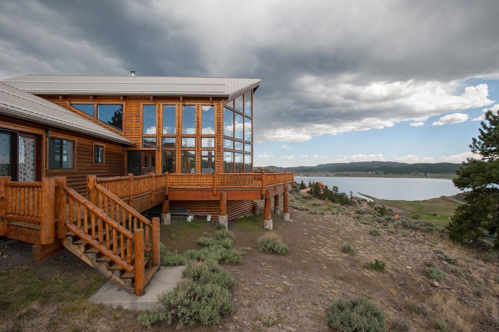 Home and View Of Panguitch Lake
