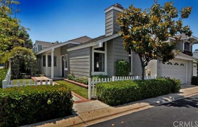Nestled behind white picket fences