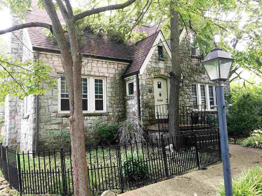 Charming stone exterior!