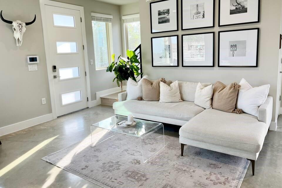 Comfortably chic living area