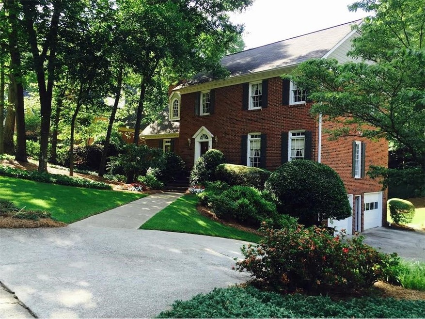 Front of house during spring & summer