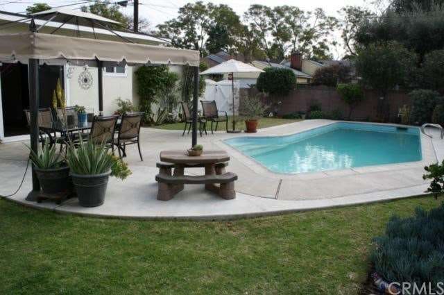 Finally a pool home with grass