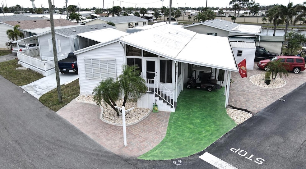 Front aerial of home