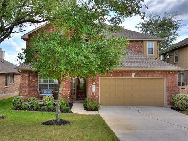 Covered front porch and single door 2 car garage