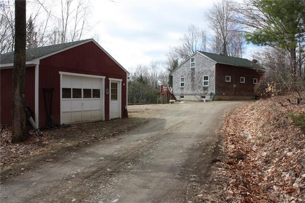 Driving onto the property, there is...