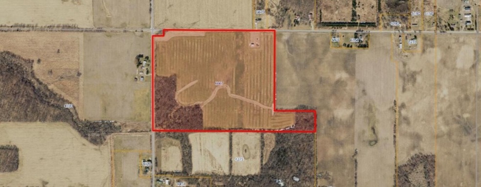 6667 Quackenbush - aerial 79.5 Acres VL