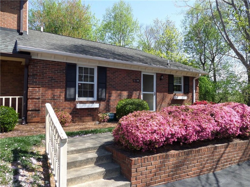 Updated one level brick end unit with a finished basement in a convenient location, with HOA dues including water/sewer, termite treatment, and landscaping.