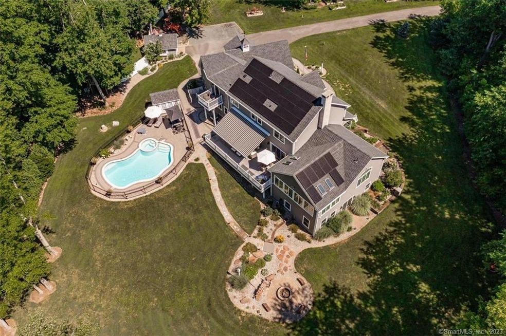 Aerial view of a portion of this gorgeous property