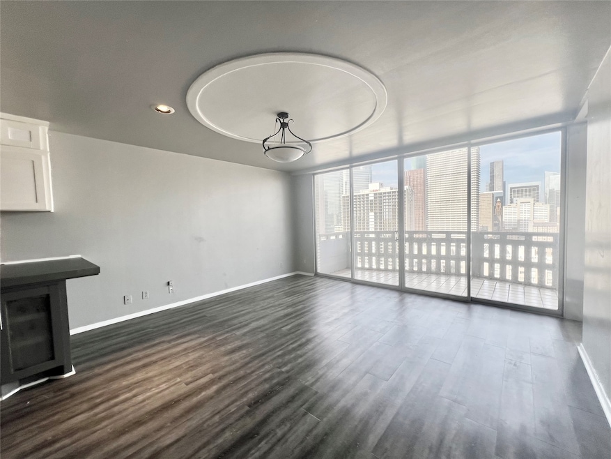 Studio view from entry hallway