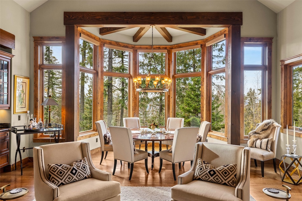 Bay Window Snowglobe Dining Room