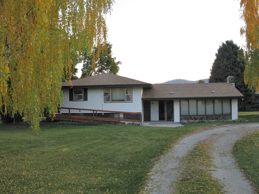 front view of subject property
