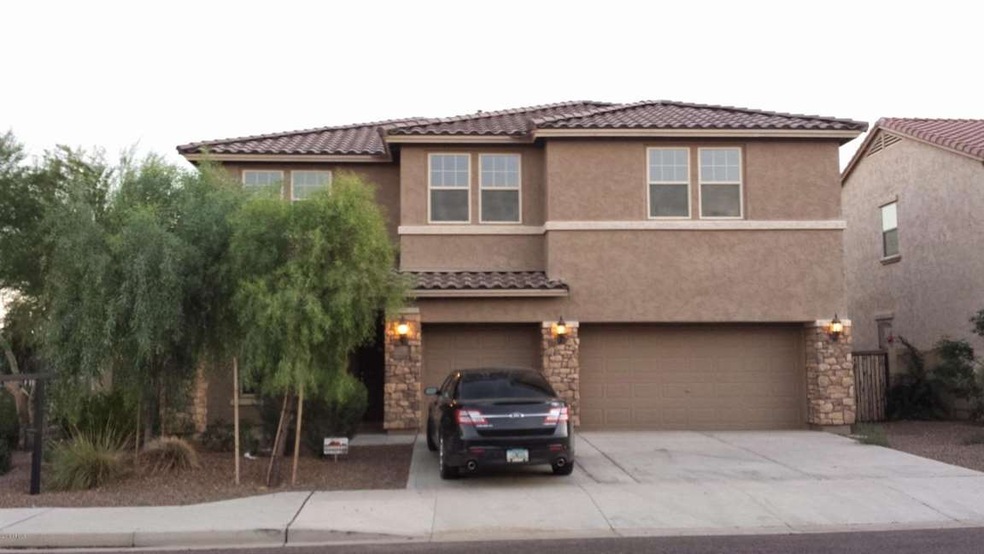 front of the house