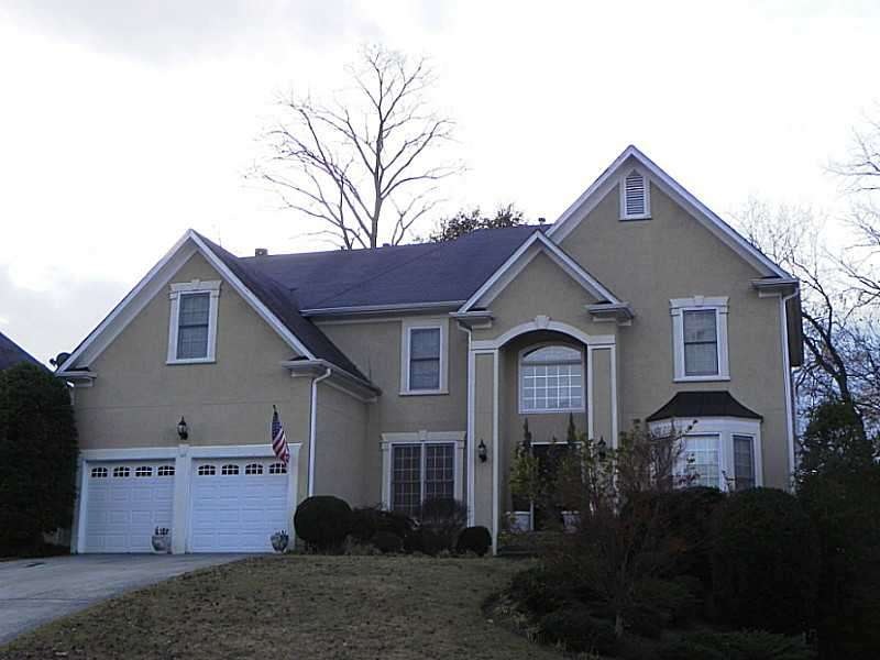 Exterior Front. Gorgeous two story home with four 