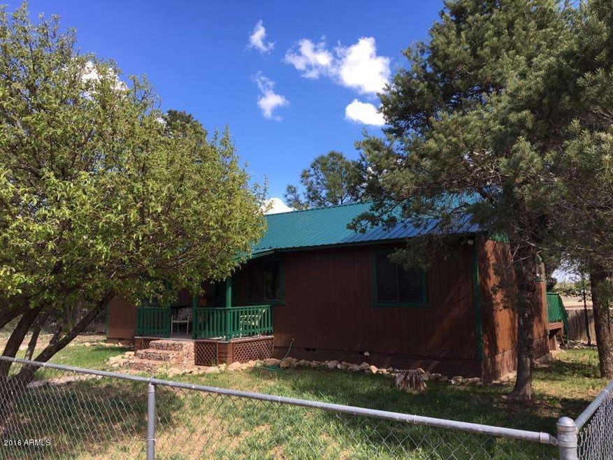 Front of Pinehaven home in the trees